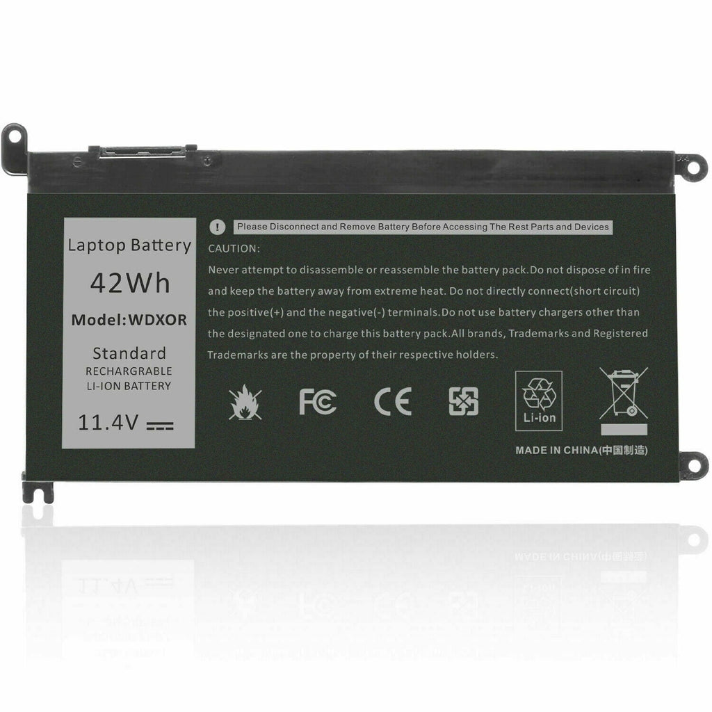 42Wh Battery For  Inspiron 15 5567 5568 13 5368 7368 7569 WDX0R  FC92N