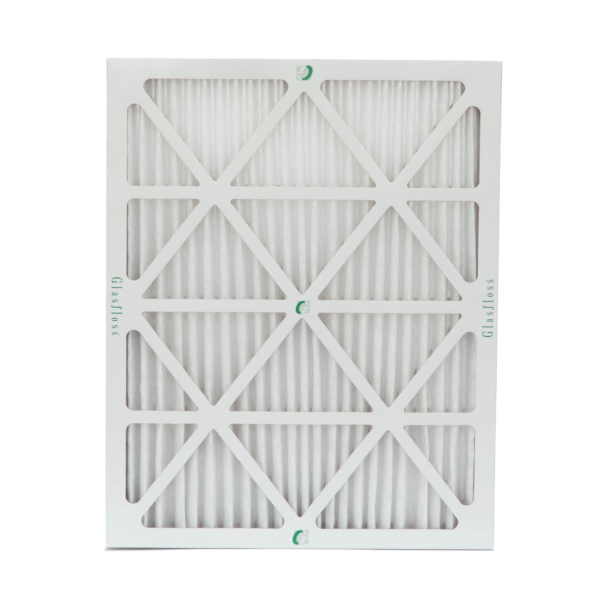 3 Pack of 20x24x2  10 Pleated 2" Inch Air Filters by Glasfloss. Actual Size: 19-3/8 x 23-3/8 x 1-3/4
