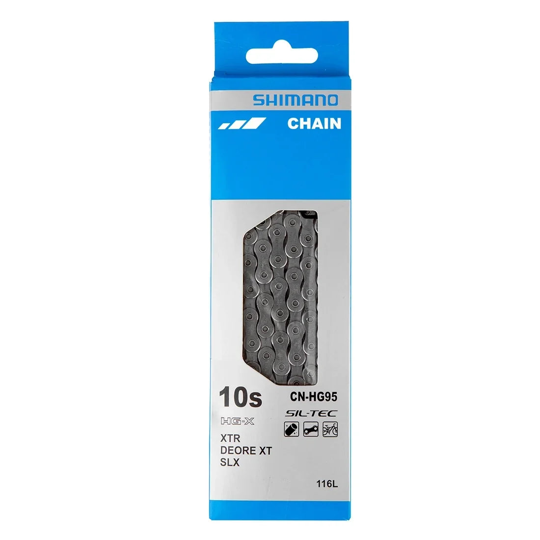 Shimano 10 Speed Chain Deore  -HG95 -X Dyna-Sys  Bike Chains 116 Links