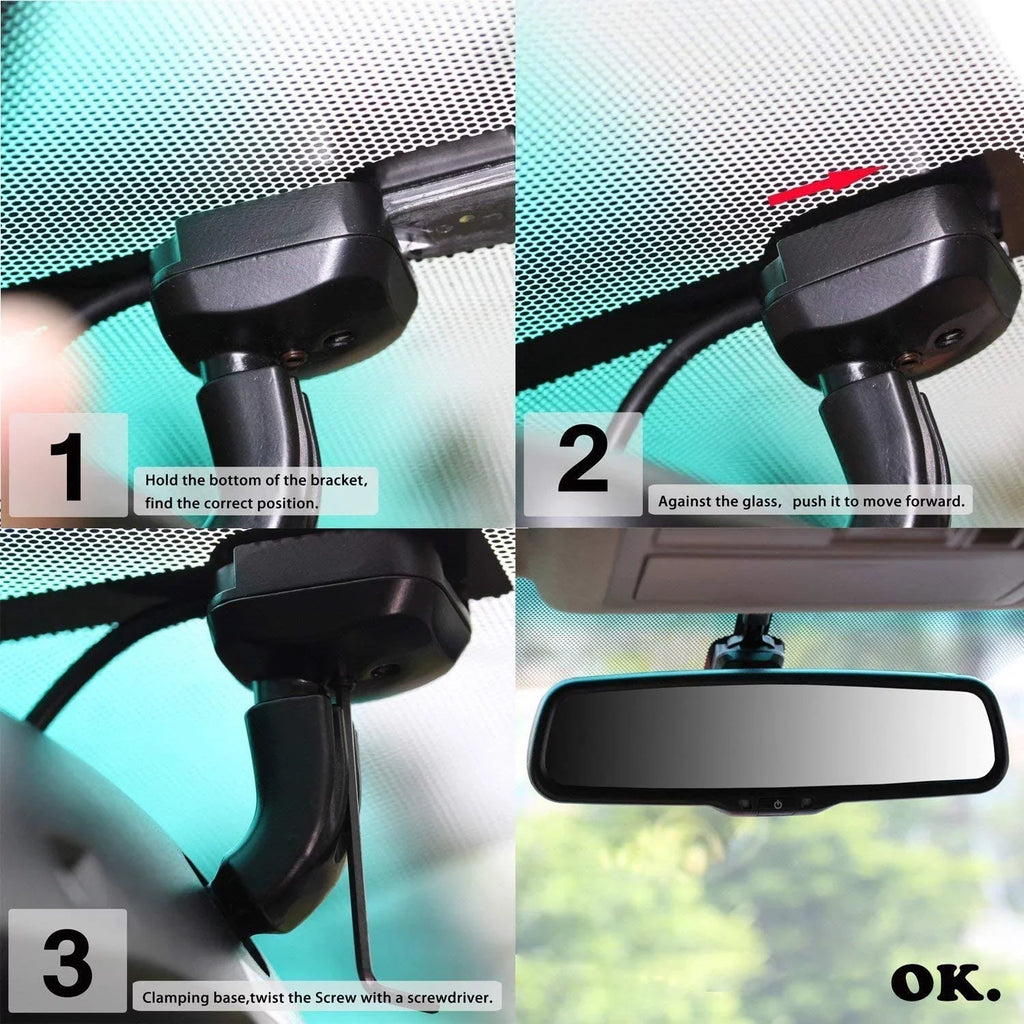 '- T2 Backup Camera for Car/Trucks,  Look Rear View Mirror Camera Monitor with IP68 Waterproof Back Up Camera for Parking & Reversing