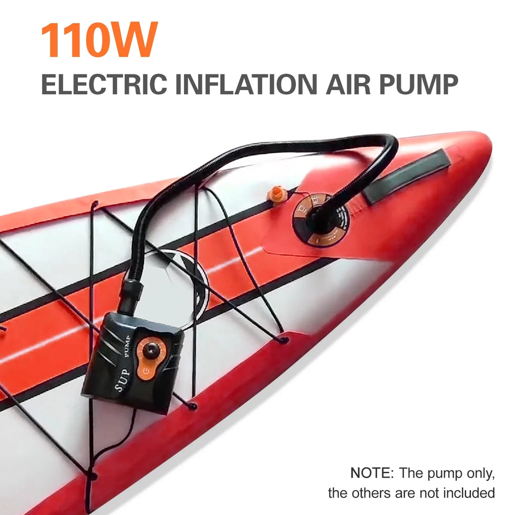 Anself Easy to Use 16  Electric Air Pump with 6 Nozzles for Inflatables and Boats,