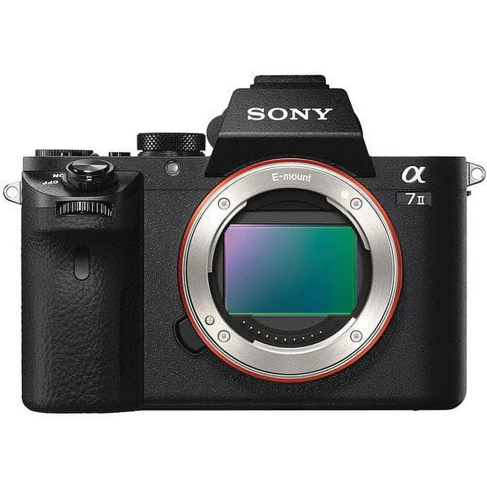 Sony Alpha a7  Mirrorless Camera ILCE7M2/B With Soft Bag, Tripod, Additional Battery, 64GB Memory Card, Card Reader , Plus Essential Accessories