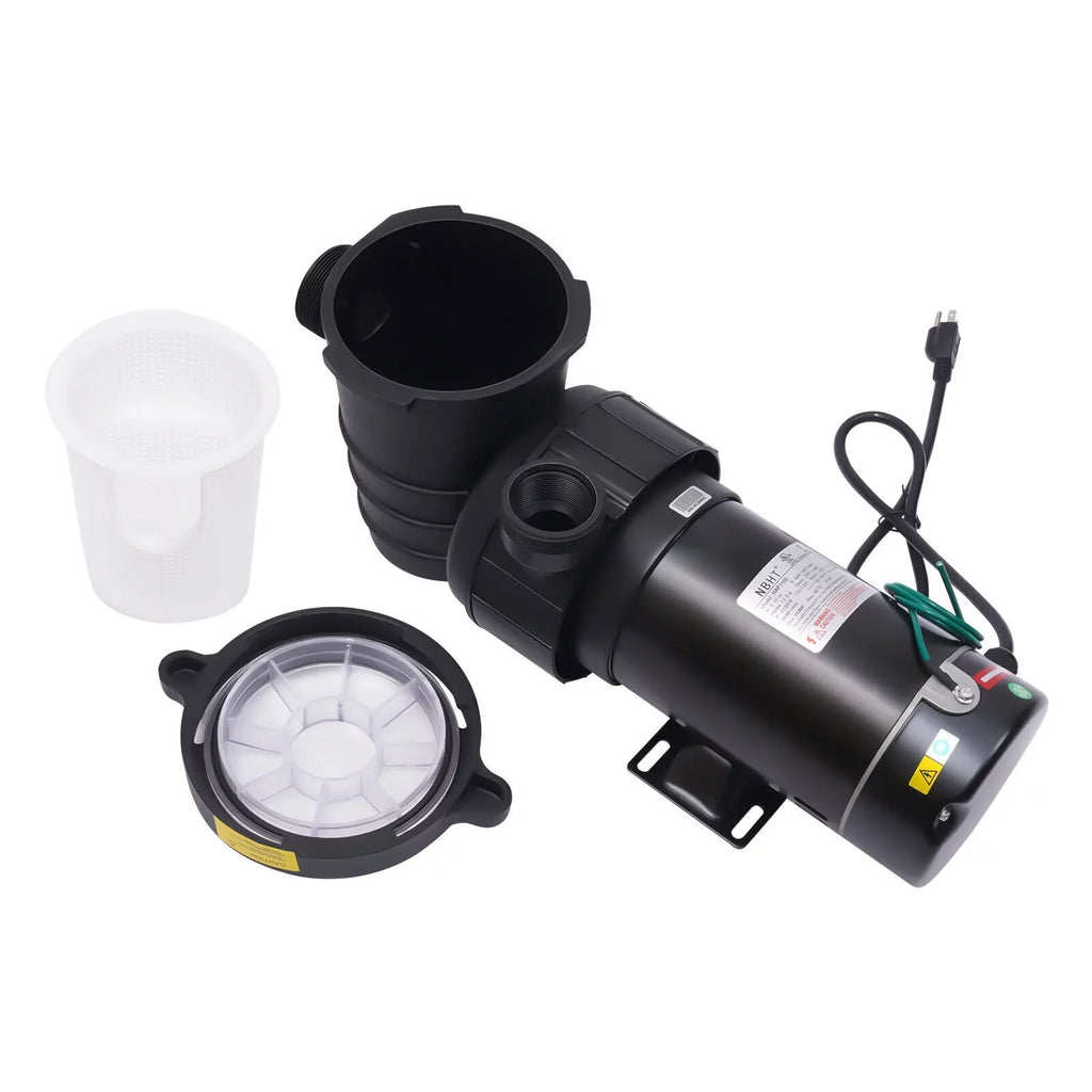 1.5HP 92GPM Above Ground  Swimming Pool Pump w/Strainer Filter 3450rpm 1100 W
