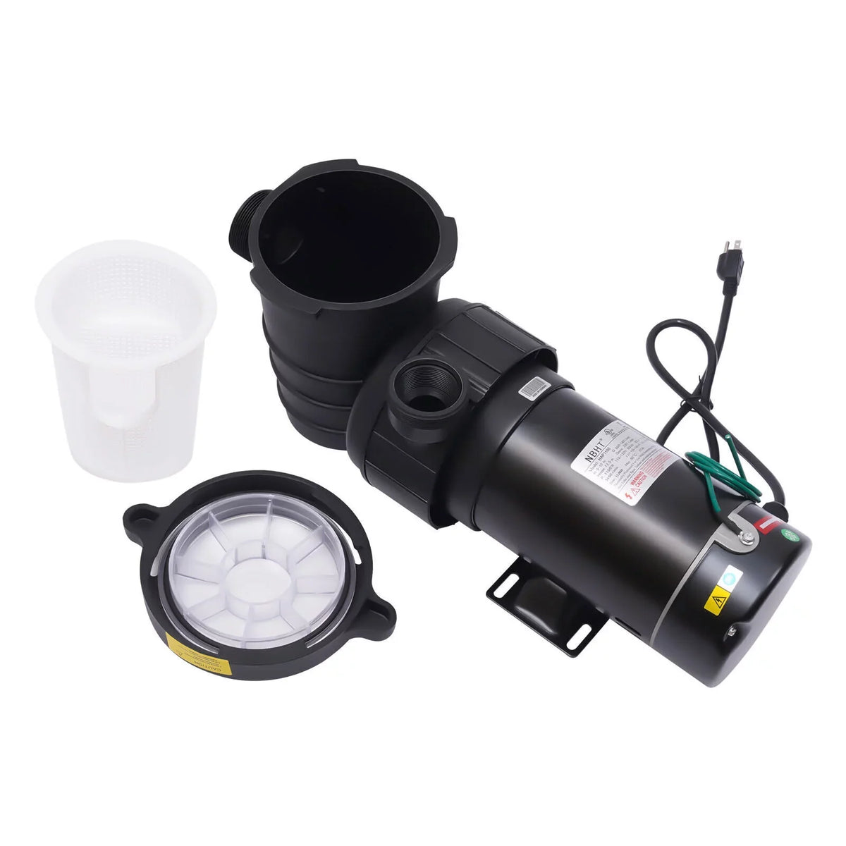 1.5HP 92GPM Above Ground  Swimming Pool Pump w/Strainer Filter 3450rpm 1100 W