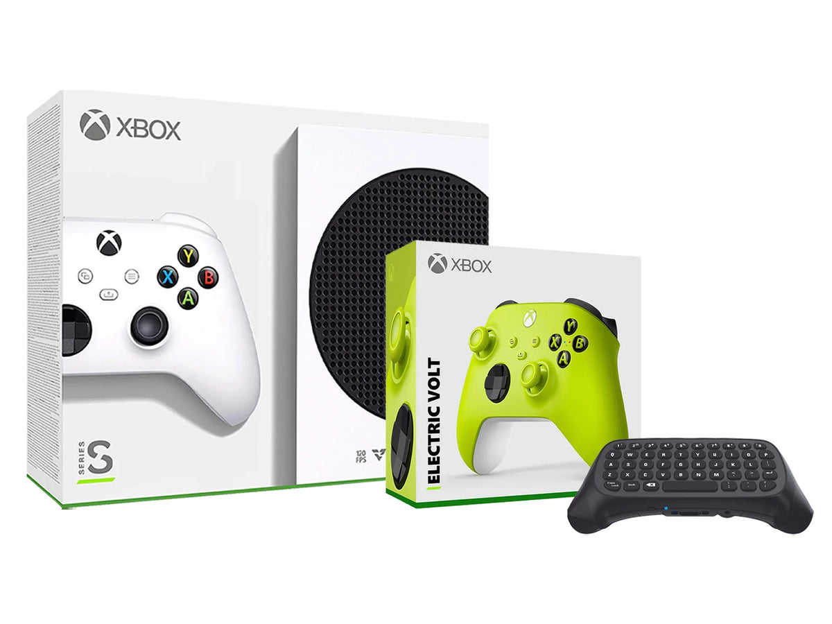 Microsoft Xbox Series S 512GB All-Digital Console with Extra Electric Volt Controller and Wireless Controller Keypad
