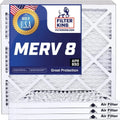 Filter King 9.5x20x1a Air Filter | 4- |  8  Pleated A/C Furnace Filters |    | Actual Size: 9.5 x 20 x .75"