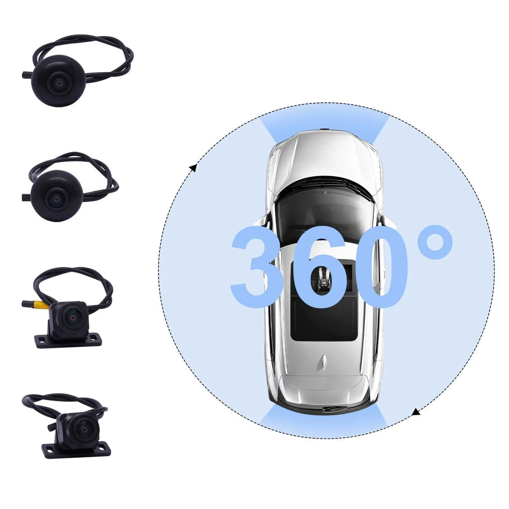 360° Lens Car  Dash Cam Video Recorder  Image Sensor Rear Camera