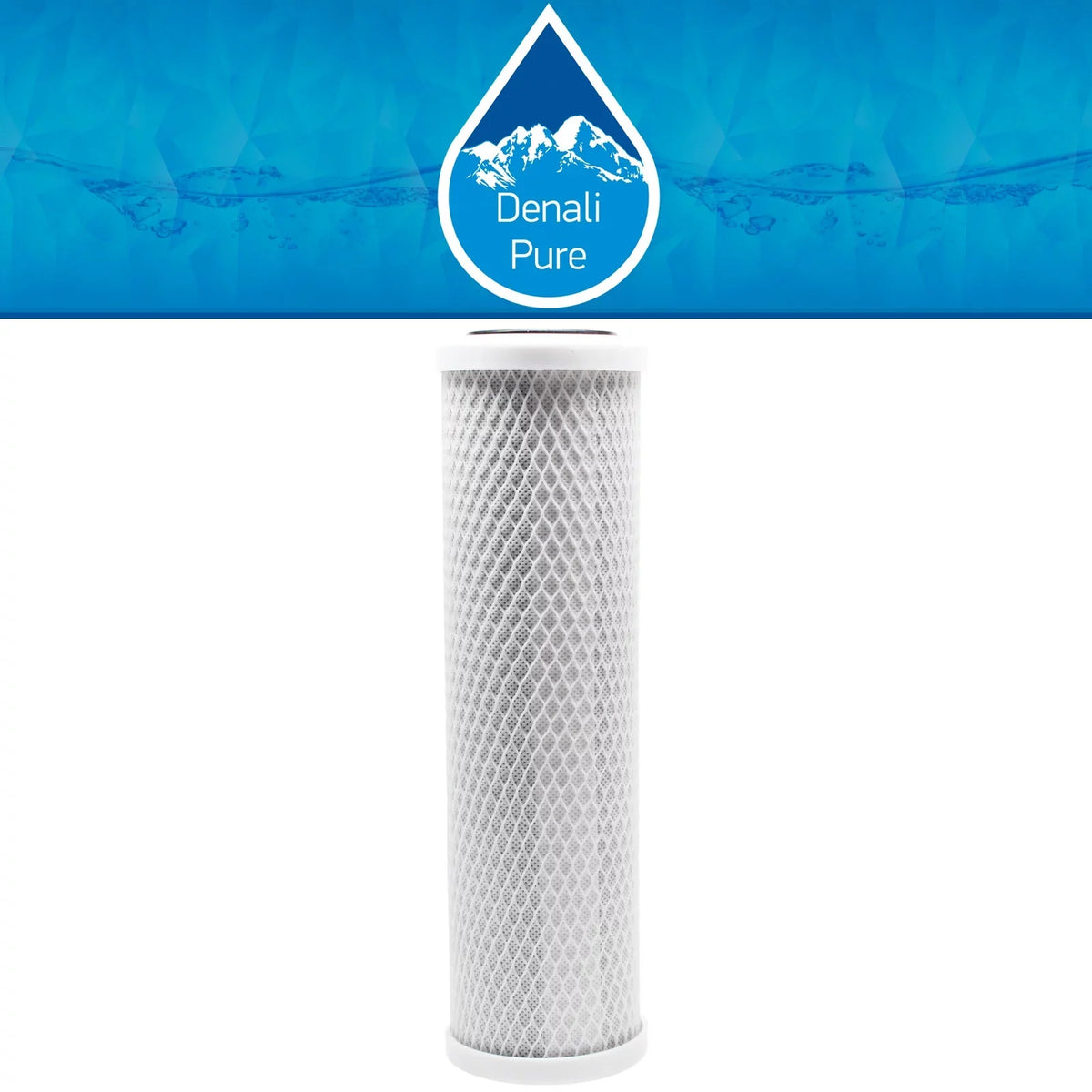 2-Pack Replacement for AquaFX Octo-50- Activated Carbon Block Filter - Universal 10 inch Filter for AquaFX Octopus / - Denali Pure Brand