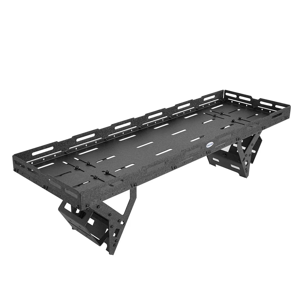 Hooke Road Spare Tire Utility Basket Fit 1976-2024 Jeep Wrangler     Ford Bronco