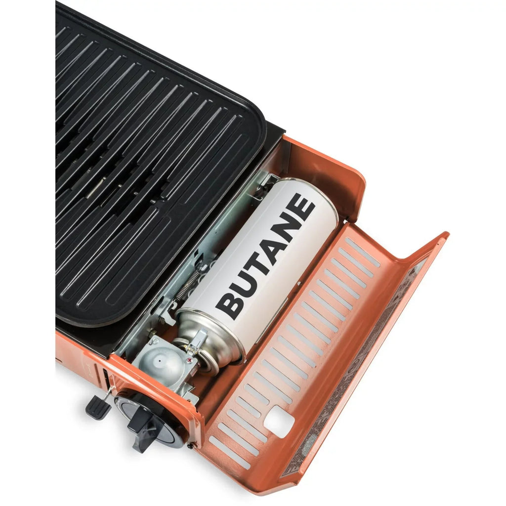 Eureka 2572202  Portable Butane Camping Grill, 1 Burner, Potters Clay