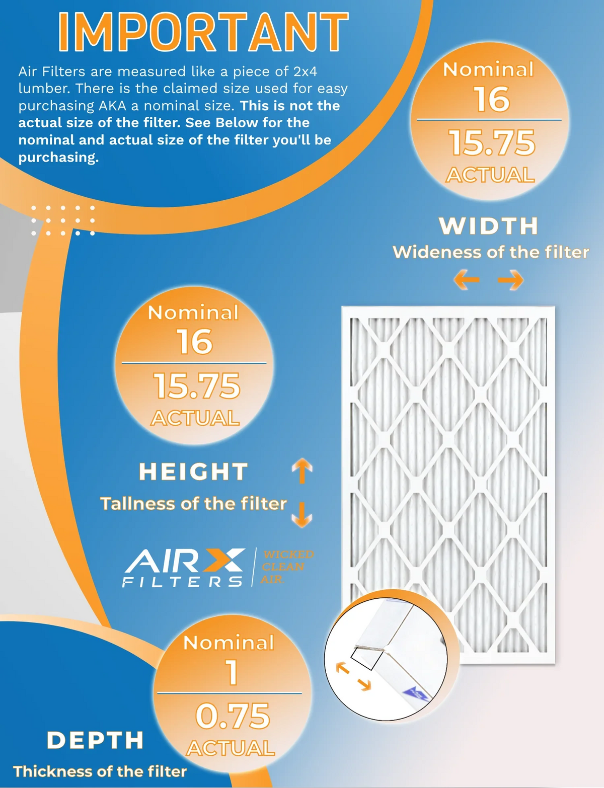 16x16x1 Air Filter  8 Rating, 12 Pack of Furnace Filters Comparable to  700 &  5 - Made in  by     .