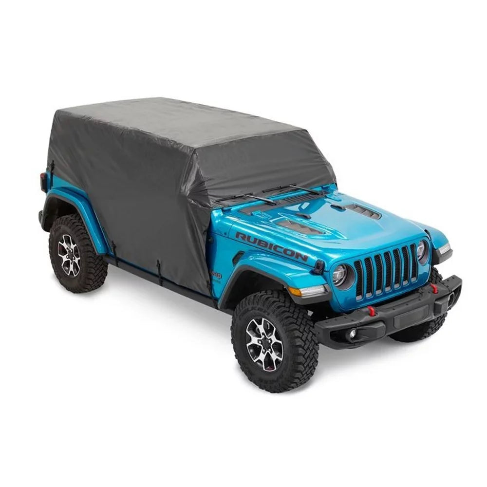 07-18 Jeep Wrangler 4 Dr Trail Cover Black Fits select: 2015-2019,2021