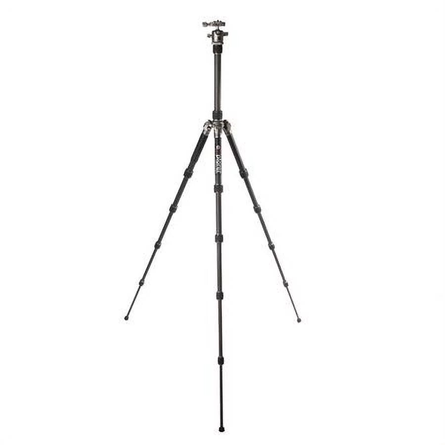'- Voyager 5-Section Carbon Fiber Travel Tripod/Monopod with -25 Ball Head