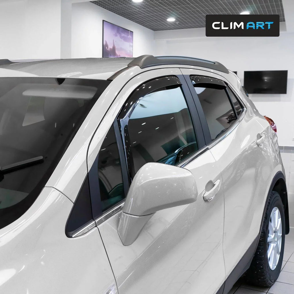 in-Channel Incredibly Durable Rain Guards for Buick Encore 2013-2023, Original Window Deflectors, Vent Window Visors, Vent Deflector, 4 pcs. - 613268