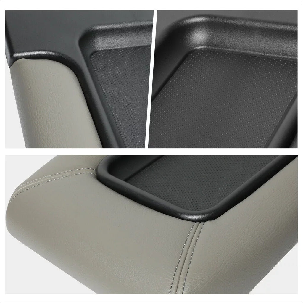 Gray  Center Console Lid Repair Kit Arm Rest Cover For Cadillac Chevrolet