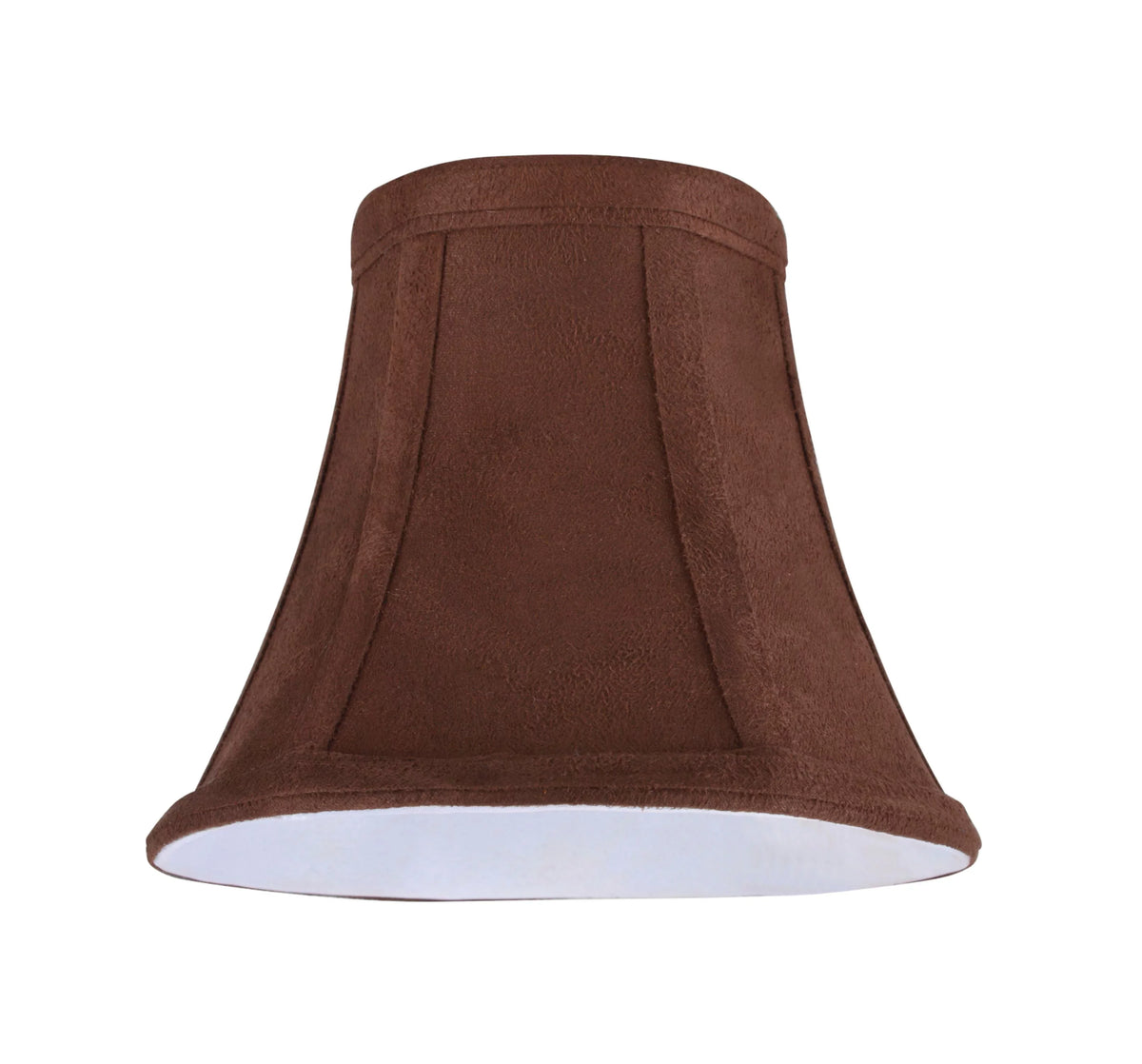 Aspen Creative Corporation 6'' Suede Bell Candelabra Shade (Set of 9)