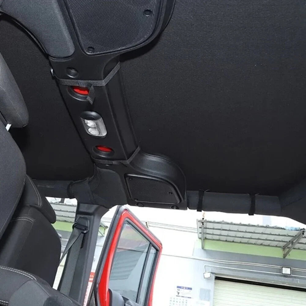Enhance Your Jeep Wrangler   07-18 with Leather Top Sunshade Protection - Ultimate Sun Protection and Easy Installation