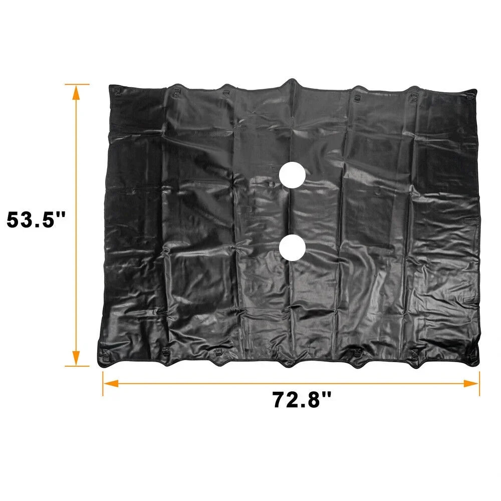 Durable Leather Top Sunshade Protection for Jeep Wrangler   07-18 - Effortless Installation, Superior Sun Protection