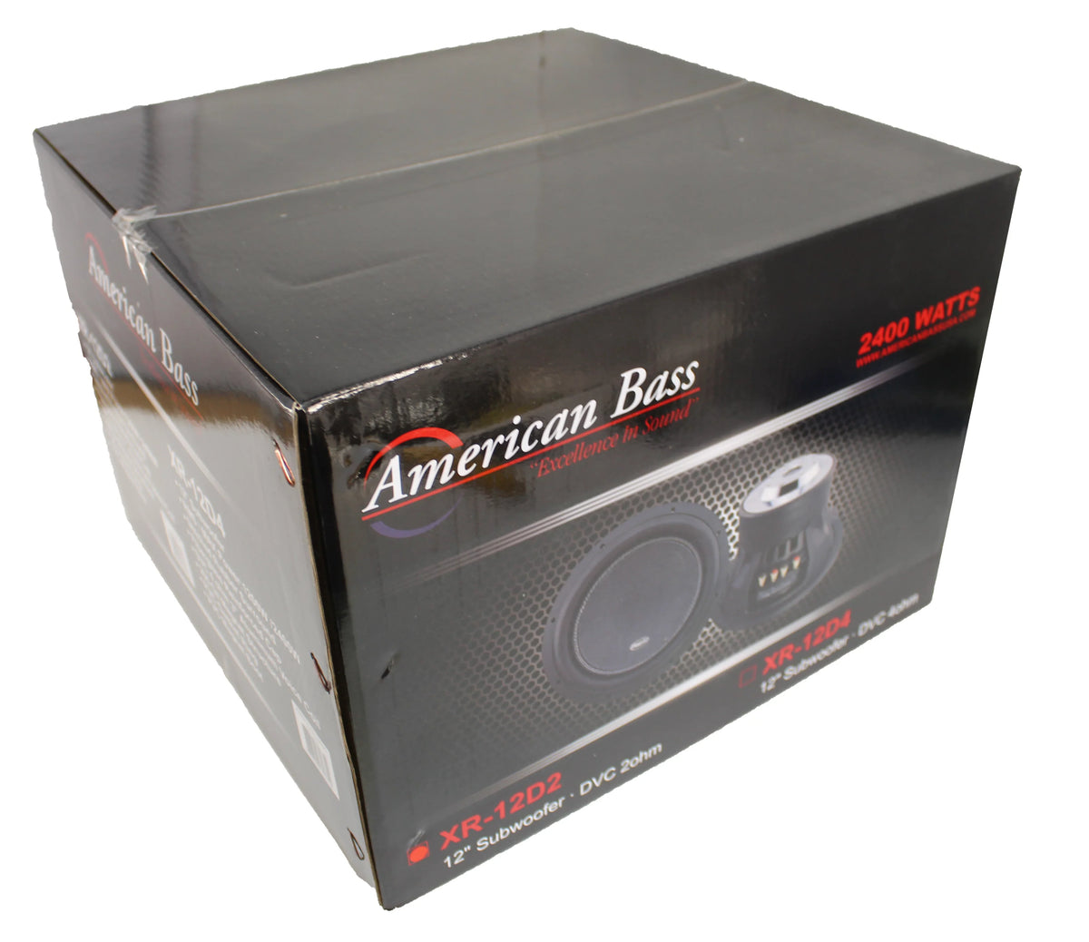 American Bass  12 D4 12 Inch Dual 4 Ohm Voice Coil 2400 Watt Subwoofer