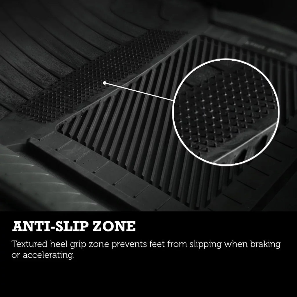 PantsSaver Custom Fit Automotive Floor Mats for Dodge Grand Caravan 2021 All Weather Protection for Cars, Trucks, , Van, Heavy Duty Total Protection Black