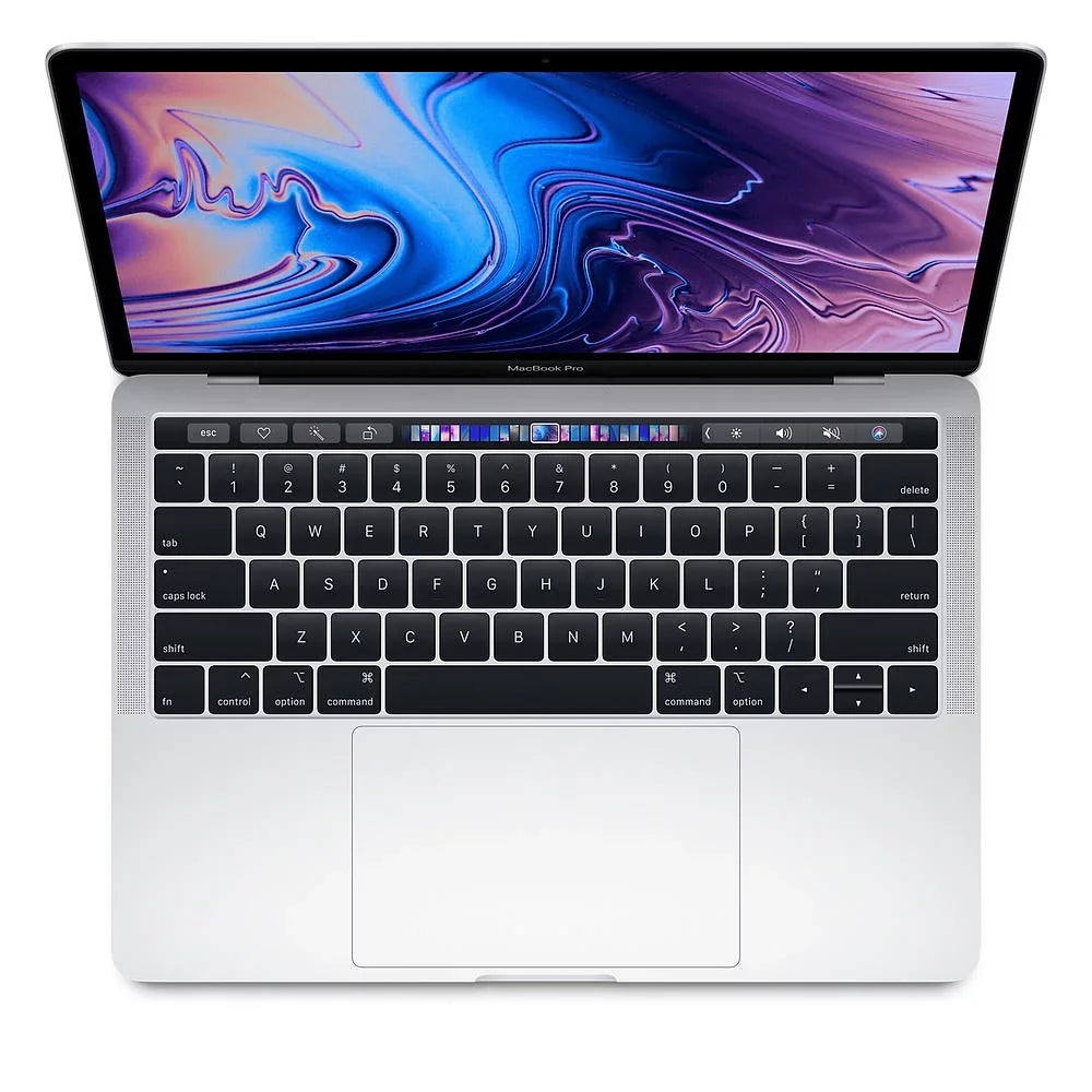 Apple A Grade Macbook Pro 13.3-inch (Retina, Silver, Touch Bar) 1.4Ghz Quad Core i5 (2019) MUHQ2LL/A 256GB  8GB Memory 2560x1600 Display Mac  Big Sur Power Adapter Included