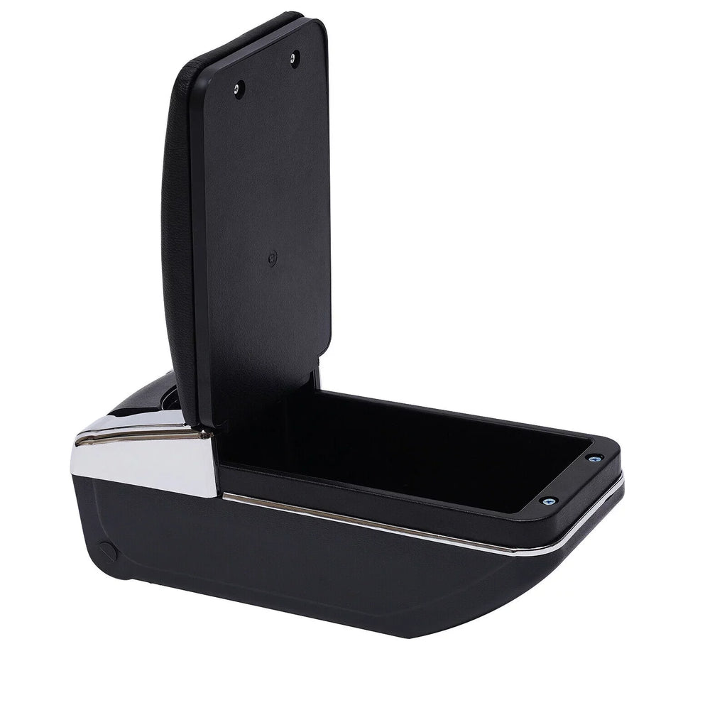 For Nissan Versa 07-2011 2012 Hatch Center Console Container Armrest Storage Box Black