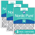 Nordic Pure 24x30x2 Pleated  14 Air Filters 3 Pack