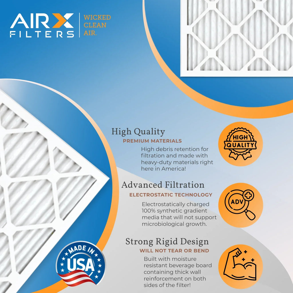 14x18x1 Air Filter  8 Rating, 12 Pack of Furnace Filters Comparable to  700 &  5 - Made in  by     .