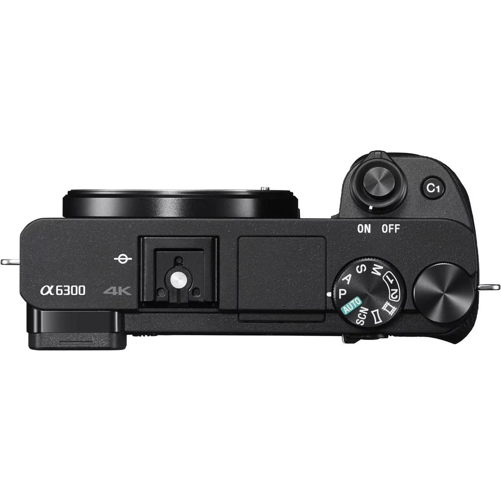 Sony Alpha a6300 Mirrorless Camera Black ILCE6300/B +Soft Bag, Zhiyun-Tech