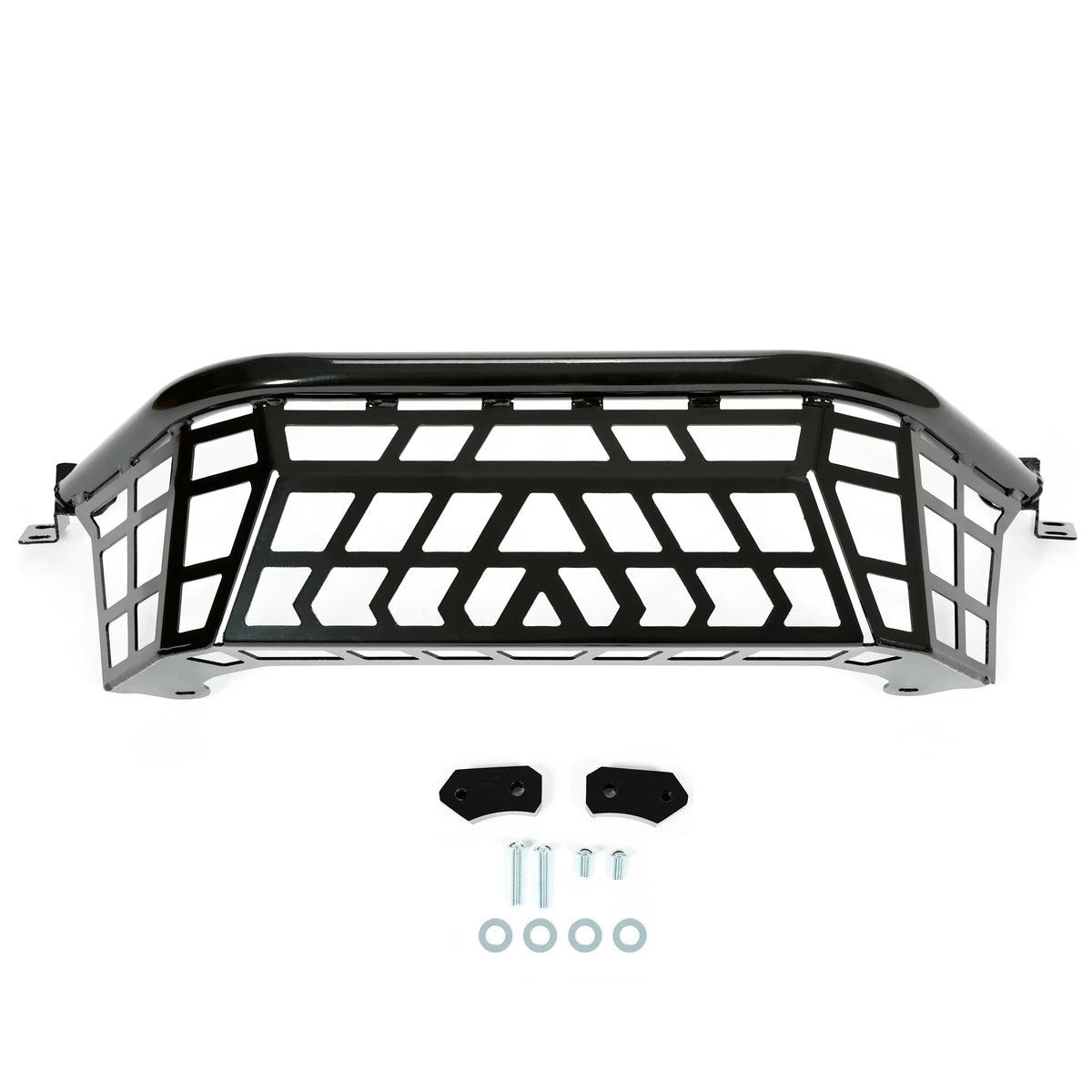 Kojem Cargo Barricade for 20 21 22 23 Kawasaki Teryx  1000 Luggage Rack Steel Bed Enclosure Tailgate Black Powder Coated