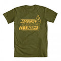 Janeway Chakotay 2024 Original Artwork Inspired by Star Trek Men's T-shirt Military Green Medium