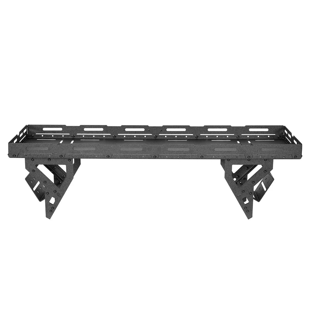 Hooke Road Spare Tire Utility Basket Fit 1976-2024 Jeep Wrangler     Ford Bronco