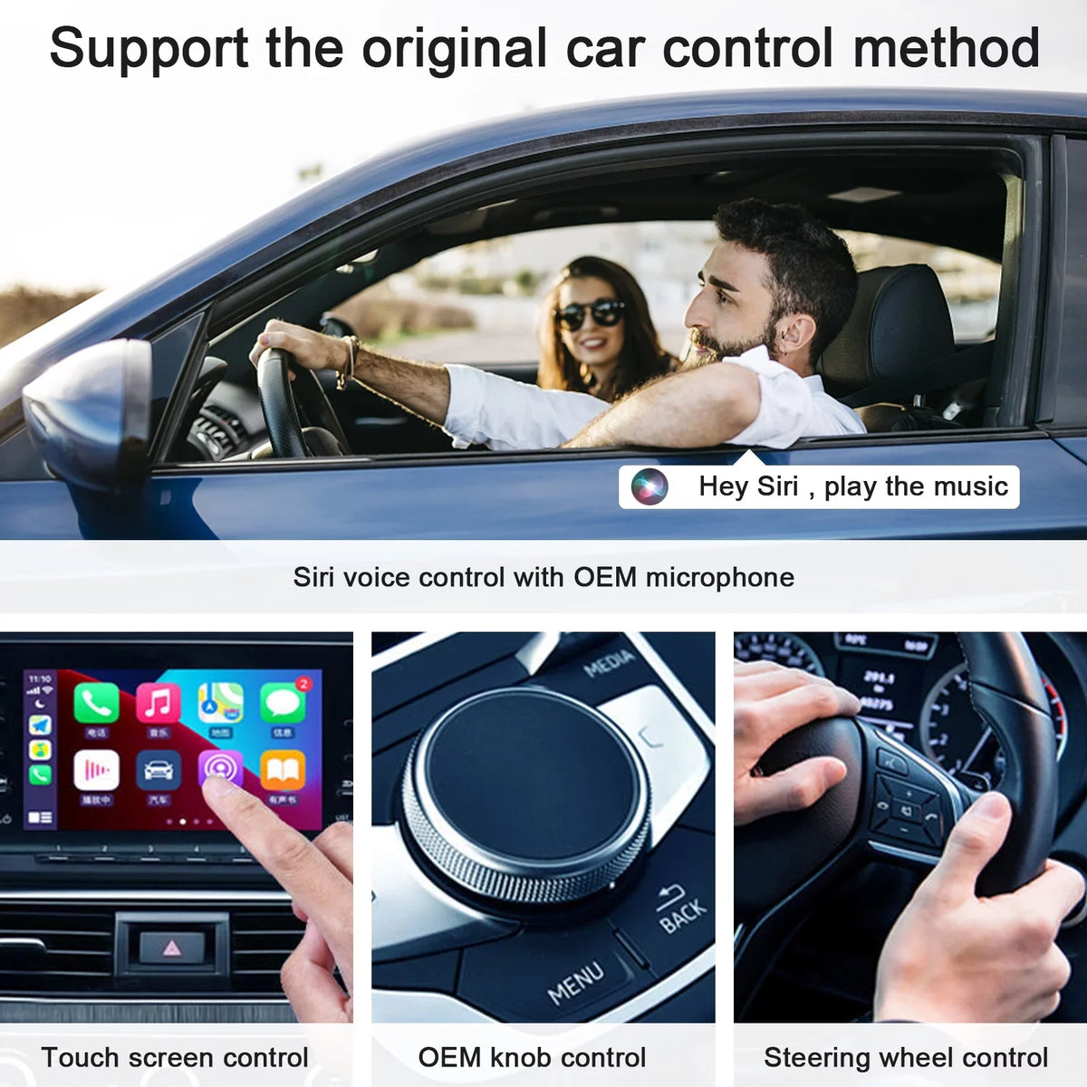 Replacement for Apple Wireless Carplay Adapter Dongle  iPhone  Car Navigation Player