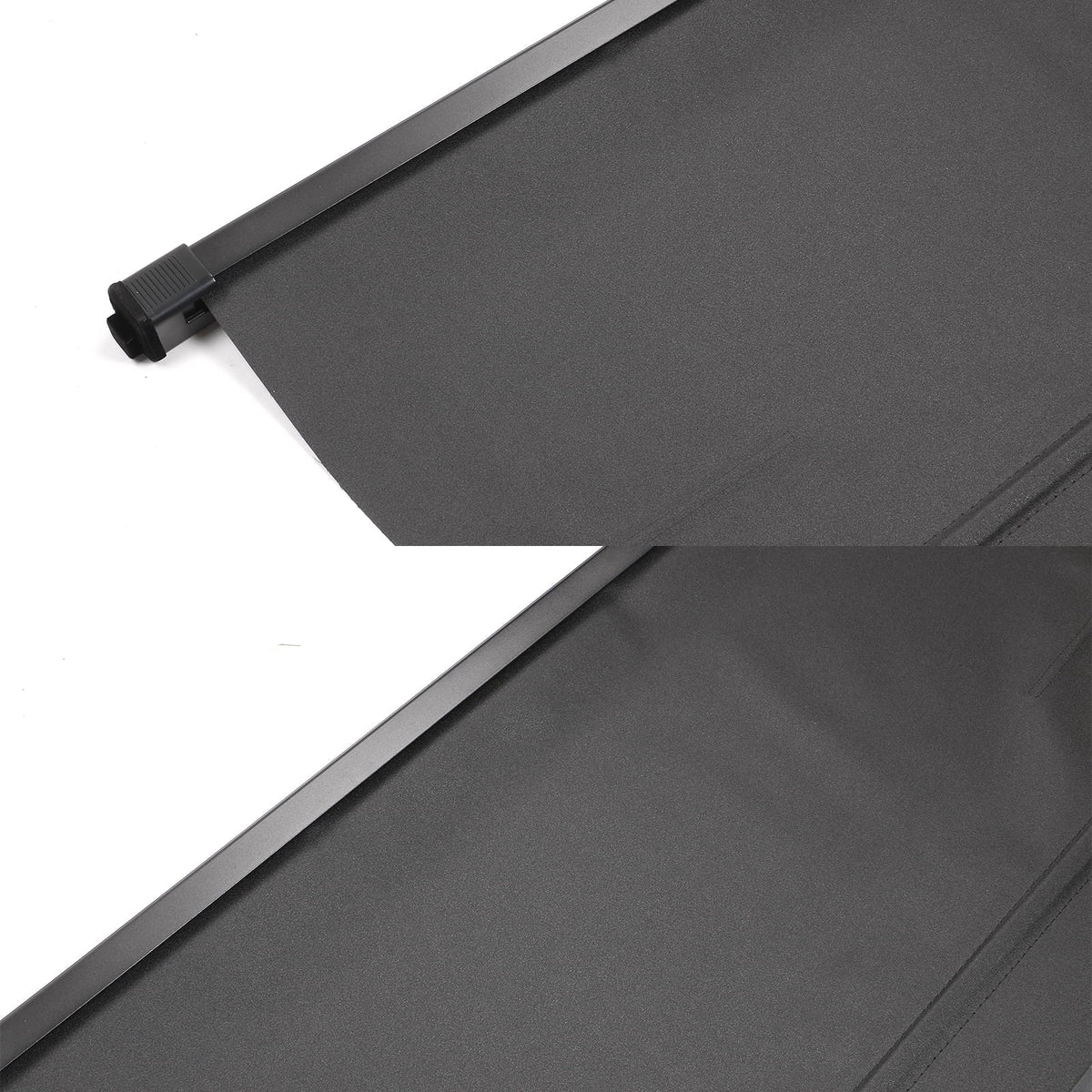 Ikon Motorsports Cargo Cover Compatible With 2021-2023 Nissan Rogue All Models  & Aluminum Rod Black Security Rear Trunk Cover Security Retractable Shield