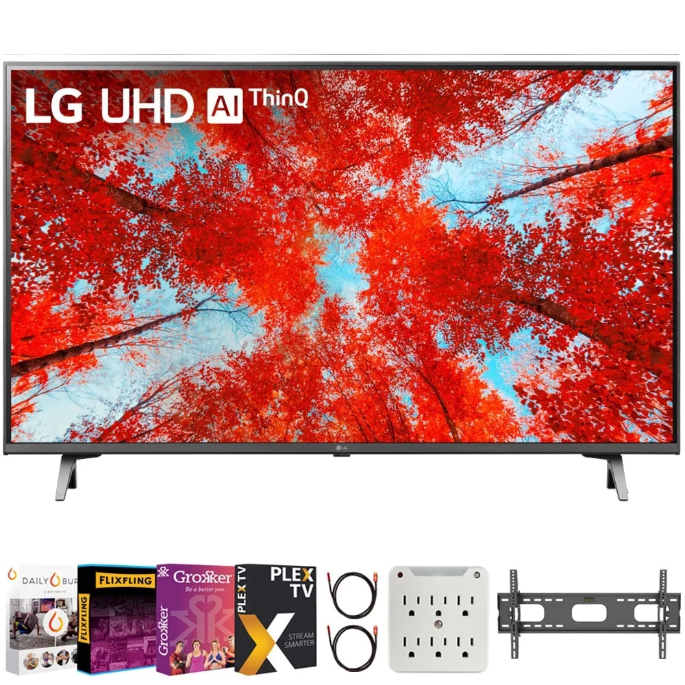 50UQ9000PUD 50 Inch  4K    (2022) Bundle with Complete Mounting and Premiere Movies Streaming Kit