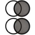 2 Goldwood Sound -M8 Heavy Duty Steel Mesh Snap On Woofer Grills for 8" Speakers