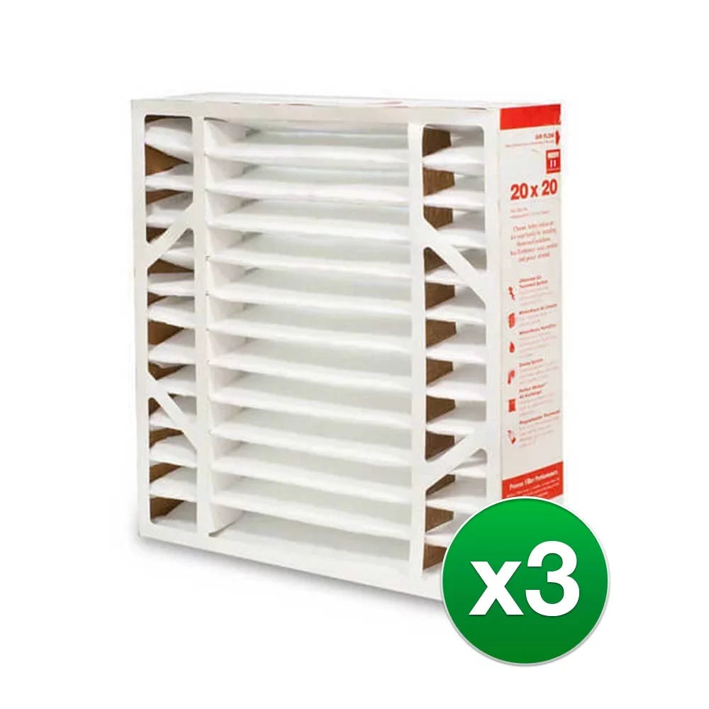 20x20x4 Air Filter Replacement for Honeywell  & Furnace  11 - 3 Pack
